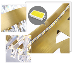 Люстра 9967P/R/D800 gold