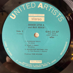 Винтажная виниловая пластинка LP Booker Little And Max Roach (Japan 1976) (Obi) Sweet And Lovely