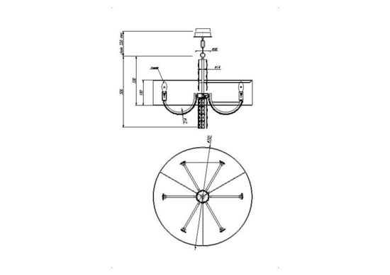 Подвесной светильник Maytoni DIA008PL-06CH