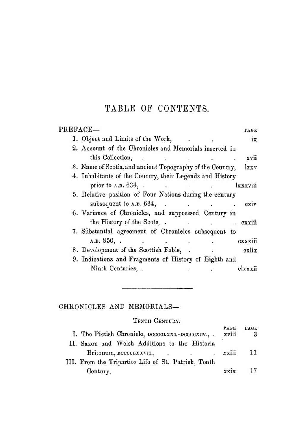Chronicles of the Picts, chronicles of the Scots, and other early memorials of Scottish history | William Forbes Skene
