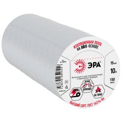 Изолента ЭРА ET1510WHITE ПВХ 15мм х 10м белая | Изолента
