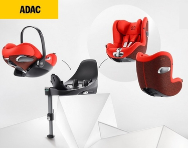 Cybex Cloud Z и Cybex Sirona Z - победители краш-тестов ADAC