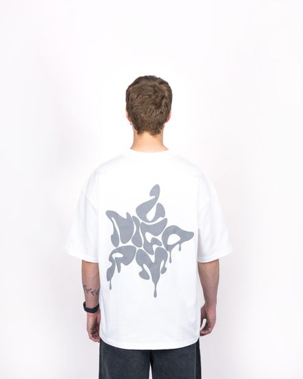 Футболка UNIFORM Relaxed Heavy Star белый