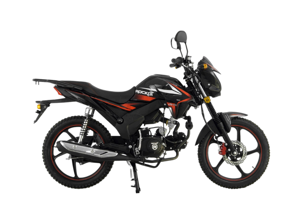 Мопед ROCKOT ALPHA CITY M-12 (черный глянцевый)