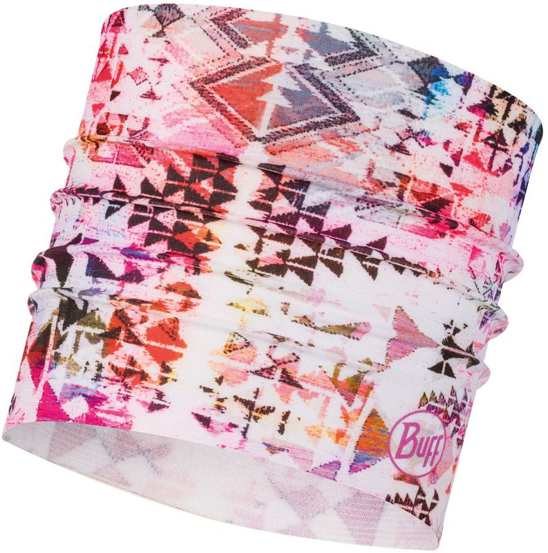 Широкая спортивная повязка на голову Buff Headband Wide CoolNet Azir Multi Фото 1