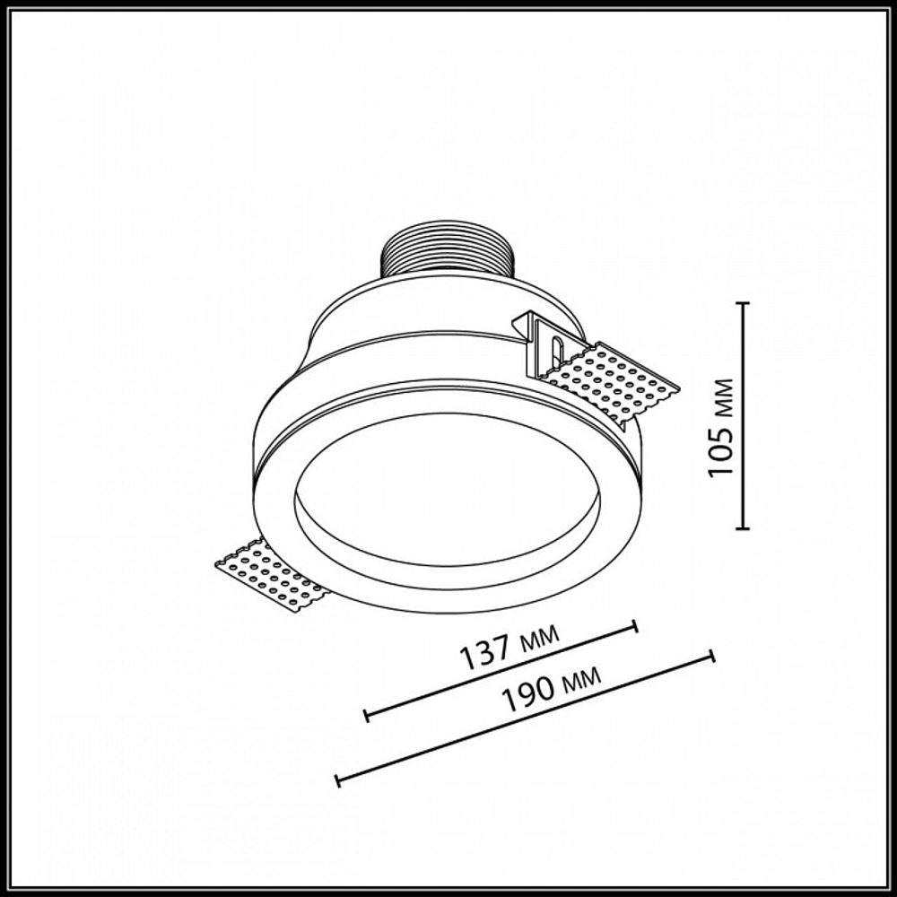 Встраиваемый светильник Odeon Light HIGHTECH 7168/7CL