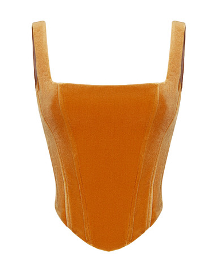 Корсет из бархата