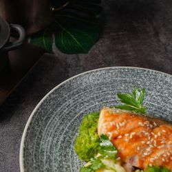 Тарелка d 22,4 см h3,5 см глазурь Glossy Stone Untouched Taiga P.L. Proff Cuisine [1]