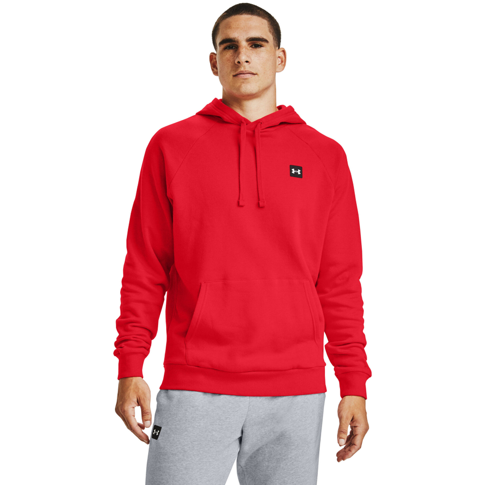 Мужская кофта теннисная Under Armour Rival Fleece Hoody Men - Red