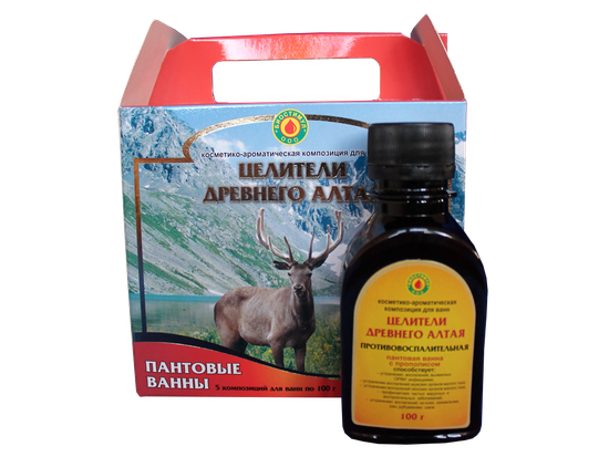 Противовоспалительная пантовая ванна