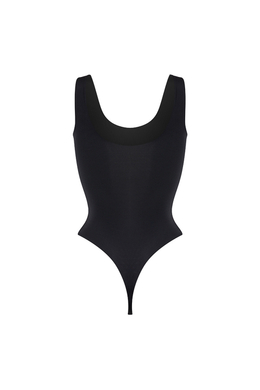 Боди на широких бретелях SKIN Чёрный