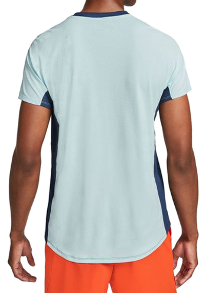 Мужское теннисное поло Nike Court Dri-Fit ADV Slam Polo - midnight navy/glacier blue/white