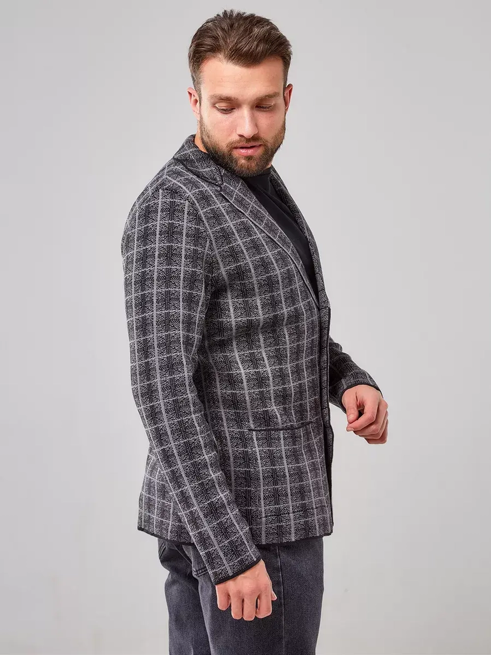 Пиджак в клетку