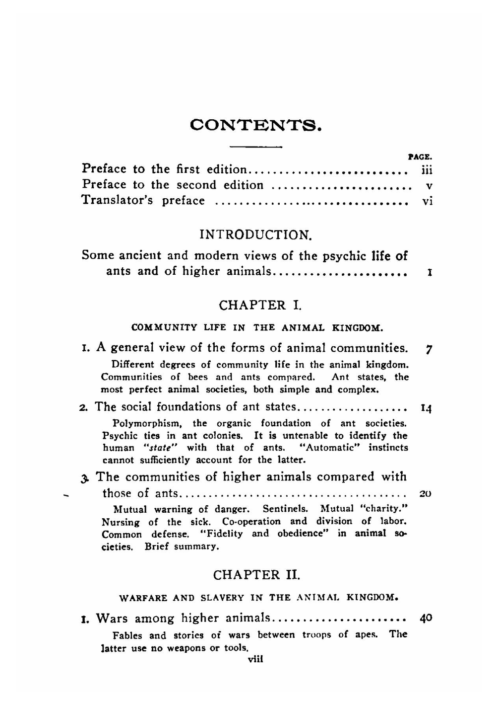 Comparative Studies in The Psyhology of Ants and of Higher Anmals | Eric Wasmann