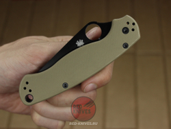 Нож Spyderco Paramilitary 2 - Battle Green BLK RK-436