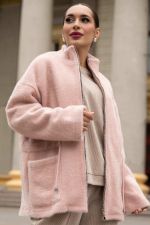 Пальто Альпака (пудра) Б14137-7М LT Collection