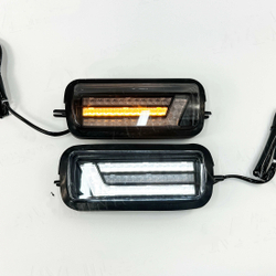 Подфарники Нива 4х4/Легенд с ДХО и бегущим п/поворота