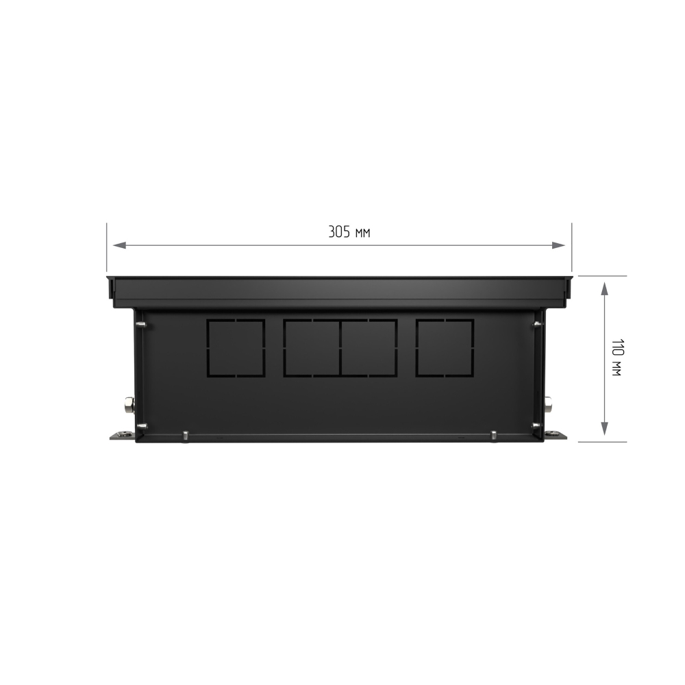 Конвектор внутрипольный Royal Thermo ATRIUM TURBO-110/300/1800-DG-U-NA