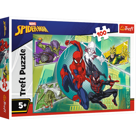 Puzzles - &quot;100&quot; - Spider mask / Disney Marvel Spiderman