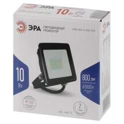 Прожектор светодиодный уличный ЭРА LPR-023-0-65K-010 10Вт 6500K 800Лм IP65