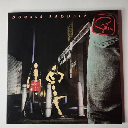 Винтажная виниловая пластинка LP Ian Gillan Double Trouble (Japan 1981) (No Obi) Hadely Bop Pop