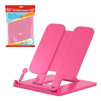 Подставка для книг пластиковая розовая "Bubble Gum" (ErichKrause)
