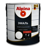 ЭМАЛЬ АЛКИДН. ALPINA ЭМАЛЬ УНИВЕР БЕЛАЯ ГЛЯНЦ. 2,5Л/ 2,78КГ