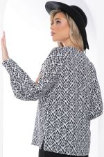 Блуза "Тайное чувство" (черно-белая) Б8520 LT Collection