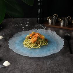 Блюдо круглое d 33 см h2 см   матовое стекло P.L. Proff Cuisine [6]