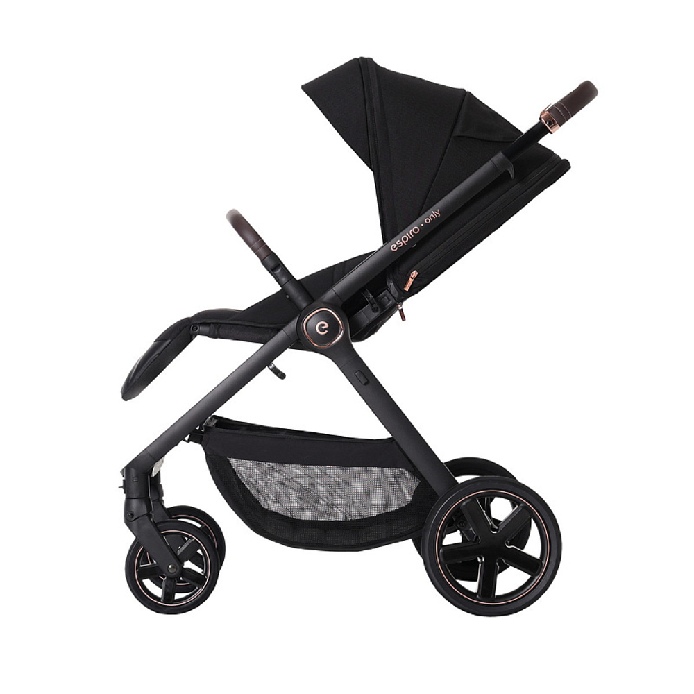 Детская коляска Espiro Only 2 в 1 2025 410 stylish black