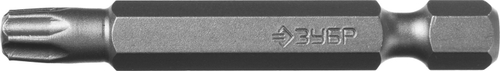 Биты ЗУБР ″Мастер″, тип хвостовика E 1/4″, 50мм, T30, 2шт