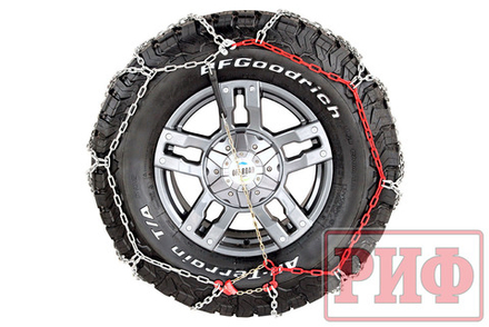 Цепи противоскольжения 4х4 "соты" 16 мм, 275/60R20 (к-т 2 шт.) РИФ