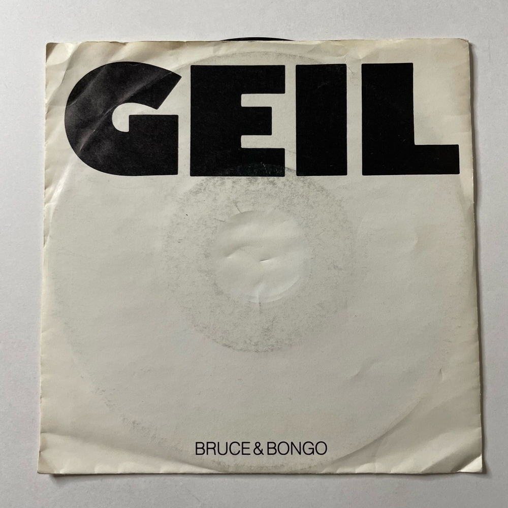 Винтажная виниловая пластинка LP Bruce and Bongo Geil (Germany 1986) 7 дюймов, 45 RPM, Single