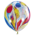 Воздушные шары Латекс Оксидентл с рисунком Многоцветный, 50 шт. размер 12" #6039882