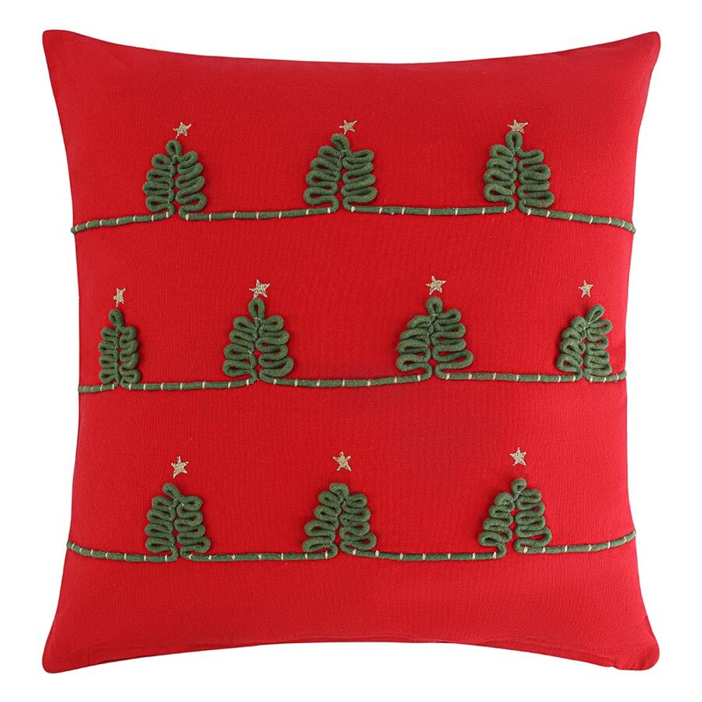 Чехол на подушку christmas forest из коллекции new year essential, 45х45 см