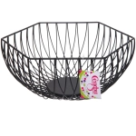 Фруктовница «Brownie» 25*11см лучик черная