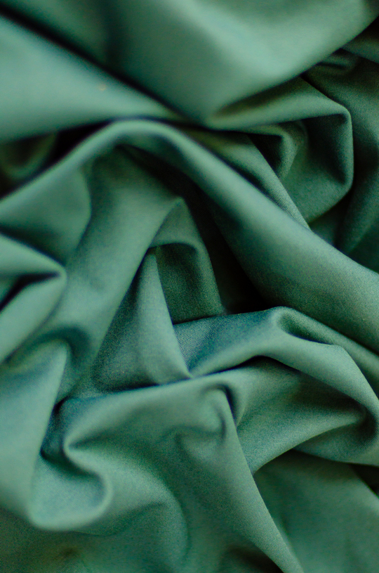 Трикотаж джерси, зеленый темный, вискоза
