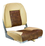 Сиденье "Premium low back", песочное с коричневым (10250456)