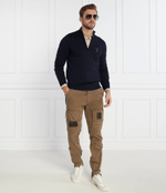 Хлопковый свитер Aeronautica Militare - темно-синий(MA1389L415)