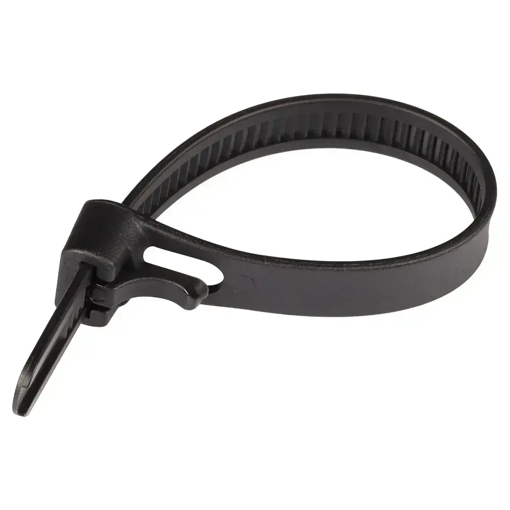 Стяжка пластиковая многоразовая нейлон 120х7,5мм черная PRM Европартнер (20шт.)