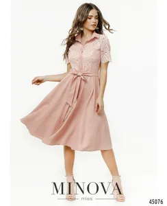 Платье 2179-пудровый Minova