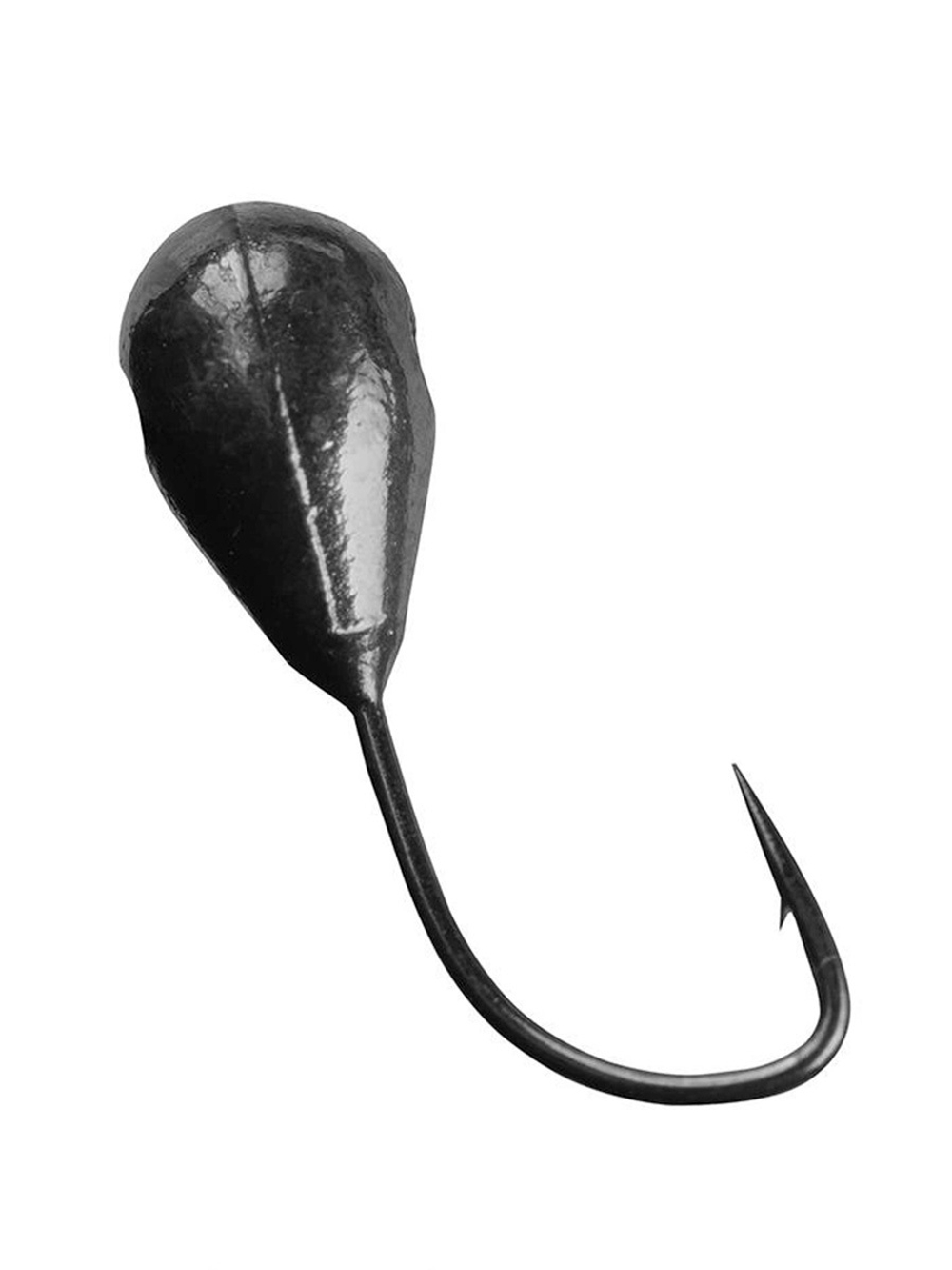 Мормышка Helios вольфрамовая Капля с отверстием граненая 3мм 0,45гр SIL кембрик, камень, подмазка фосфорная (MW-5130ACP-SIL)