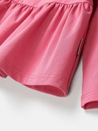 Лонгсив с баской "Пепельная роза"