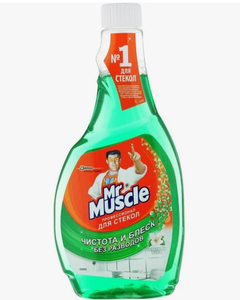МОЮЩЕЕ СРЕДСТВО ДЛЯ СТЕКОЛ MR MUSCLE СО СПИРТОМ 500МЛ