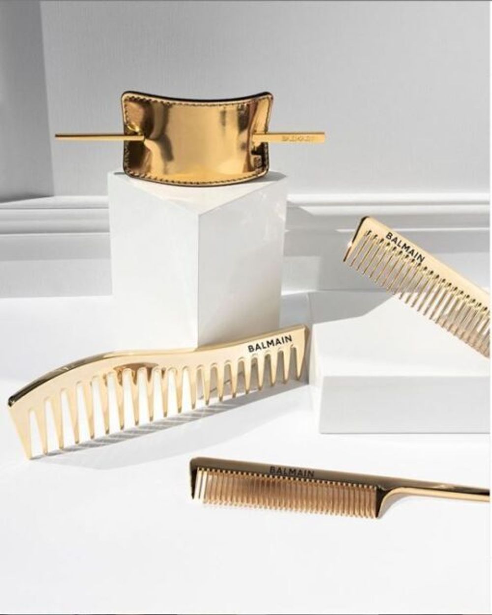 Balmainhair Золотая раcческа для стрижки Golden Cutting Comb