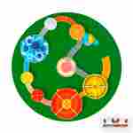 Канатная башня «Радужная Гавань», 25×25×10 м