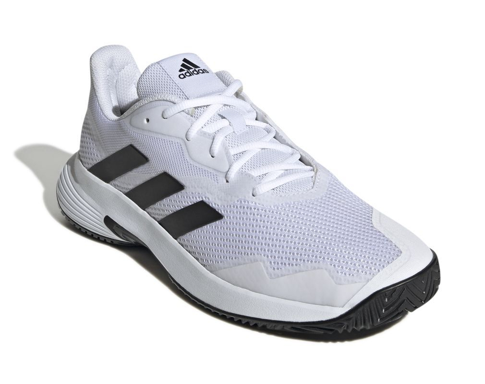 Мужские кроссовки теннисные Adidas CourtJam Control M - cloud white/core black/cloud white