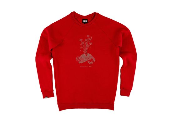 Свитшот HOOK Война за мир красный