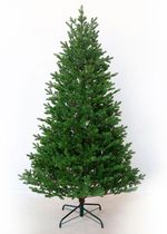 Елка с гирляндой встроенной 2в1 «Meribel» (Литая хвоя) 270 см / 2,7 м