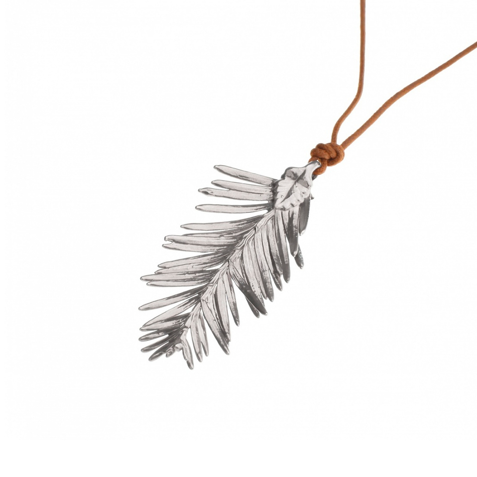 Колье лист Ester Bijoux Ветвь LF15A-S BW